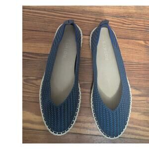 Rothy's Women's The Original Slip On Sneaker Blue Womens Size 7.5